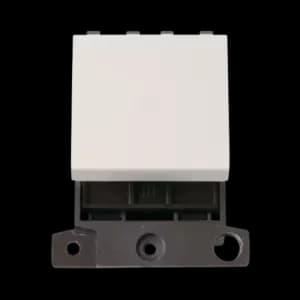 Click Scolmore MiniGrid 20A Double-Pole Switch Module White - MD022PW