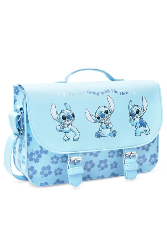Disney Stitch Satchel Bag Blue