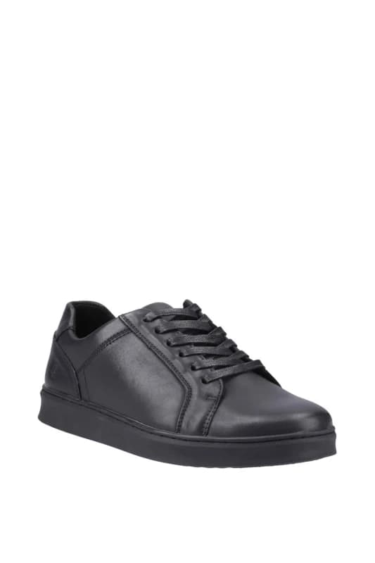 Hush Puppies Mens Madden Shoes in Black Size: 7 Black Male 7