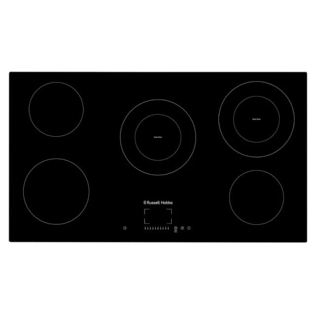 Russell Hobbs 90cm 5 Zone Ceramic Hob RH90EH7013 Black