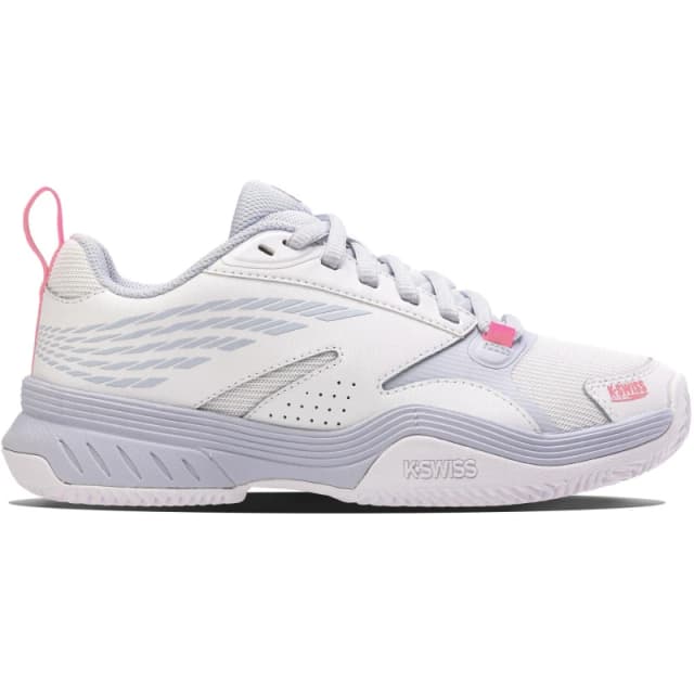K-Swiss Womens SpeedEx Padel Lace Up Padel Trainers White/Ice/Pink female 5.5 (38.5)