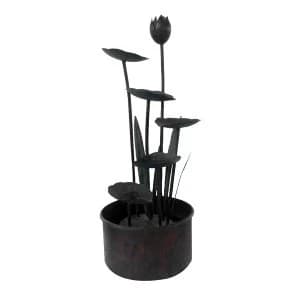 Charles Bentley Garden Cascading Lotus Flower Water Feature