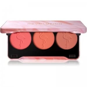 Revolution Flamingo Mini Trio Oh My Blush Blusher Palette