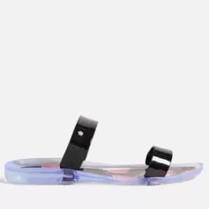 Ted Baker Womens Juleey Jellie Double Strap Sandals - Black - UK 5