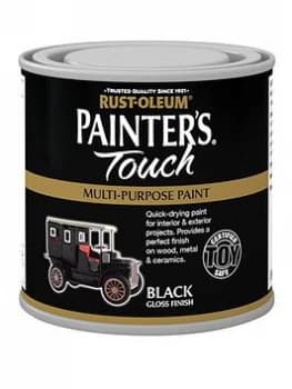 Rust-Oleum Painter&Rsquo;S Touch Toy Safe Gloss Finish Multi Purpose Paint ; Black 250Ml