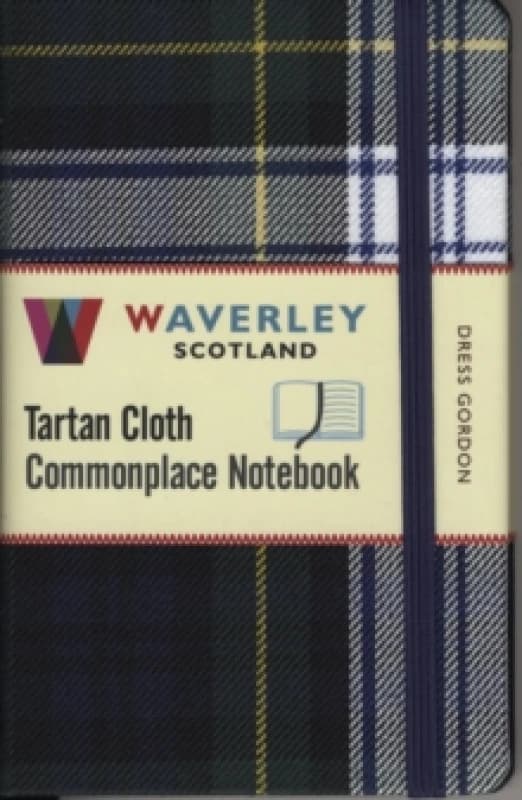 Waverley (M): Dress Gordon Tartan Cloth Commonplace Notebook Hardback