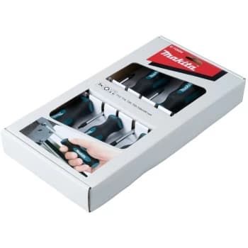 E-10534 5 Piece Torx Screwdriver Set - 100mm T10 T15 T20 T25 T30 - Makita