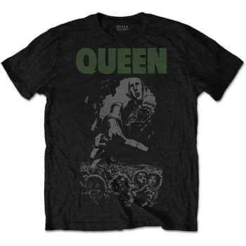 Queen - News of the World 40th Full Cover Unisex Small T-Shirt - Black