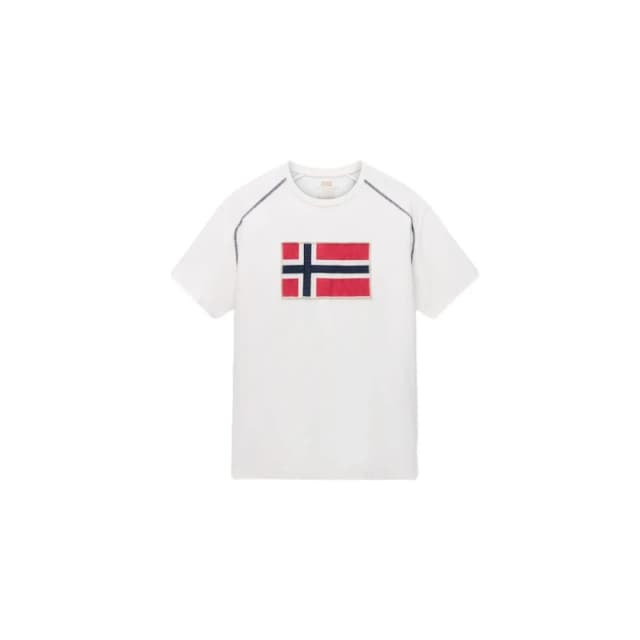T-Shirt Napapijri Reflect Blanc Male XS