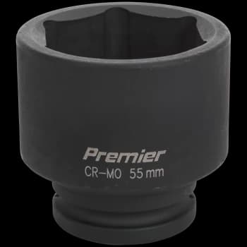 Sealey 3/4" Drive Hexagon Impact Socket Metric 3/4" 55mm