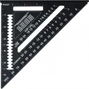 Faithfull Presitge Quick Square Black Aluminium 180mm