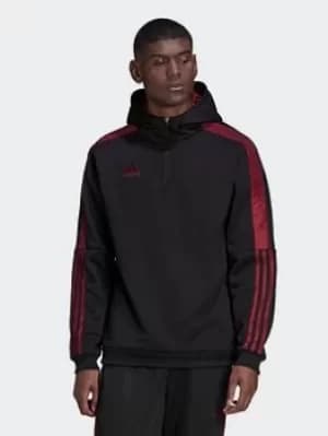 adidas Tiro Hoodie, Black Size M Men