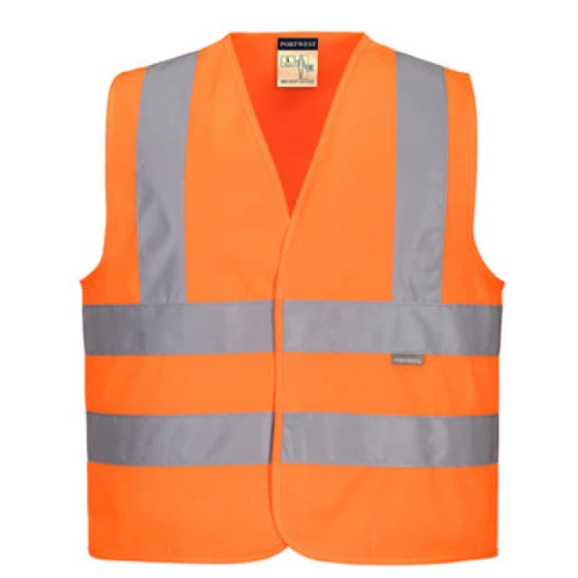 Portwest Junior Childrens Hi Vis Waistcoat JN14ORRM Colour: Orange