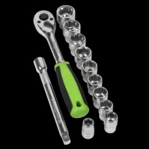 Socket Set12 Piece 1/2" Square Drive WallDrive Metric