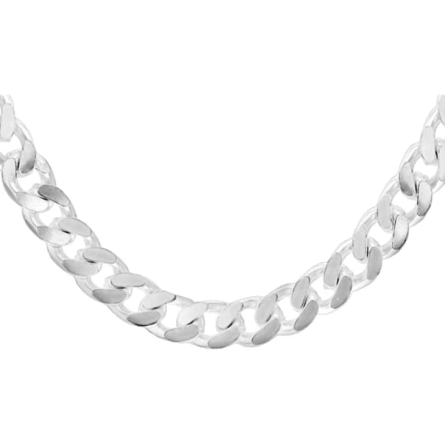 Be You Sterling Silver Square Curb Chain Sterling Silver male 20inch