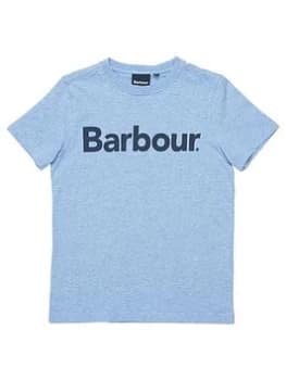 Barbour Boys Essential Logo T-Shirt - Chambray Size 12-13 Years