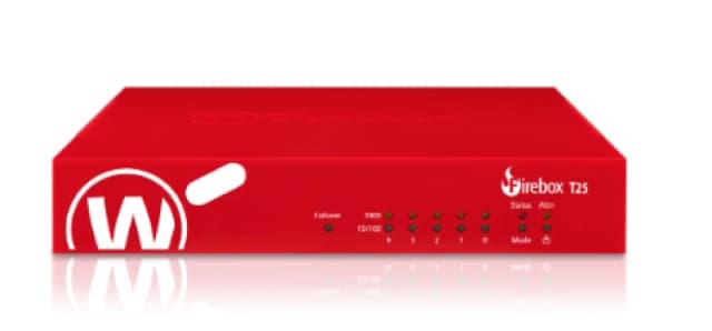 WatchGuard Firebox T25-W Hardware firewall 3.14 Gbit/s