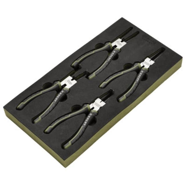 Draper Expert 4 Piece Circlip Pliers Set in Foam Tray 09930