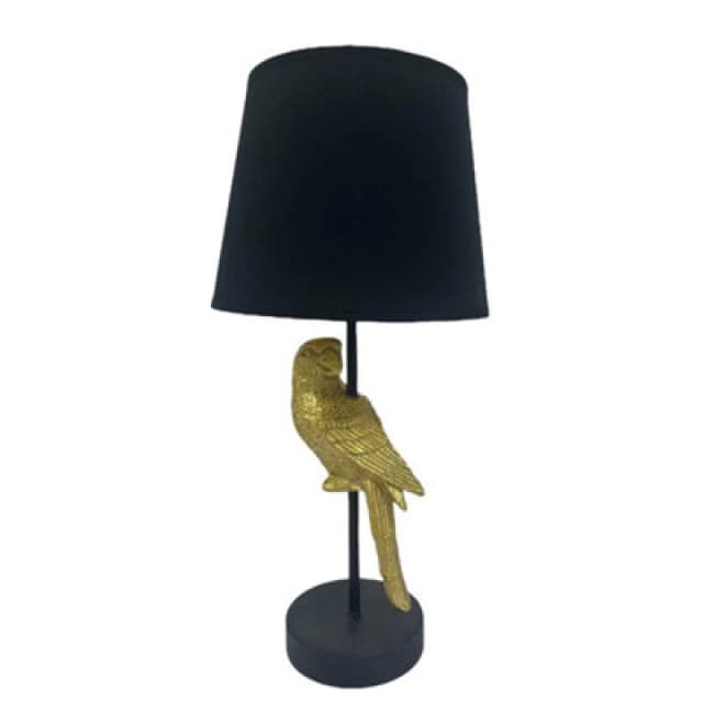 9 Inch Black Shade Table Lamp - L22 x W22 x H47cm MinsterStylishLivingLtd7657
