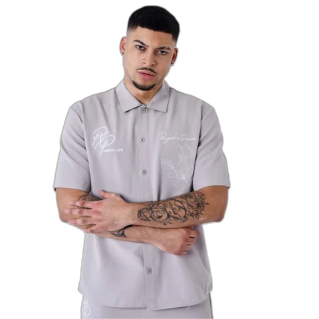 Project X Paris Shirt Project X Paris 2310036 Gris Male S