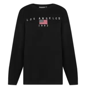 Daisy Street LA Sweatshirt - Black