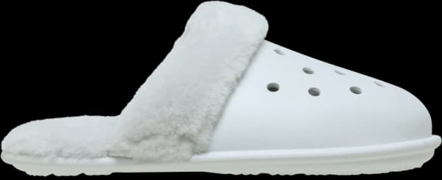 Crocs Unisex Classic Fuzz Scuff Slippers Moonlight W8/M7