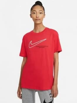 Nike Nsw Swoosh T-Shirt - Red