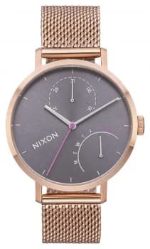 Nixon Clutch All Rose Gold / Grey Rose Gold IP Steel Watch
