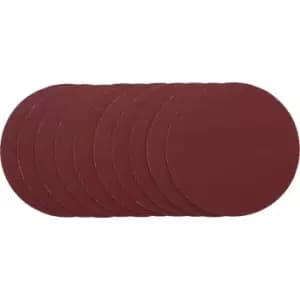Draper Unpunched Hook and Loop Sanding Discs 125mm 125mm 120g Pack of 10