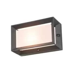 Larissa Tryavna Outdoor Sconce Wall Lamp 1x E27 Graphite IP44