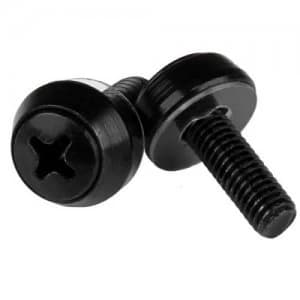 M5 x 12mm Mounting Screws 50 Pack Black