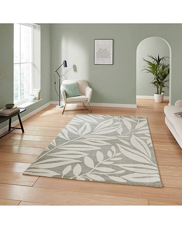 Catherine Lansfield Sorrel Leaves Rug