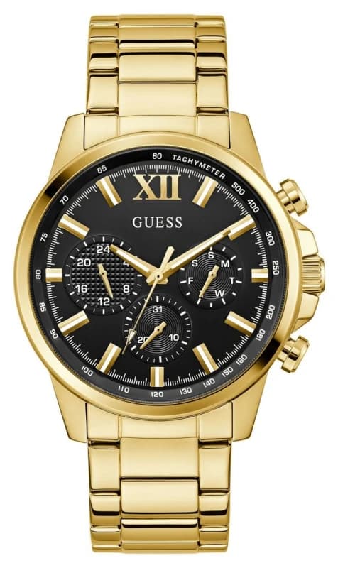 Guess GW0900G3 WALKER Multifunction (44mm) Black Sunray Dial Watch