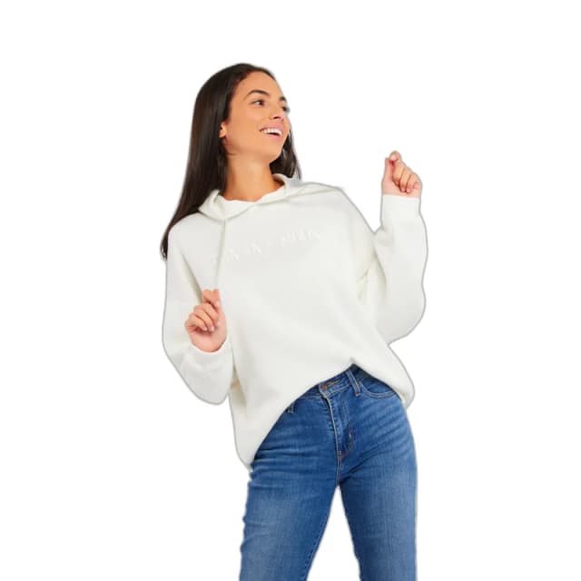 banana moon Womens Hoodie Banana Moon Bradley Creamy Blanc Female S