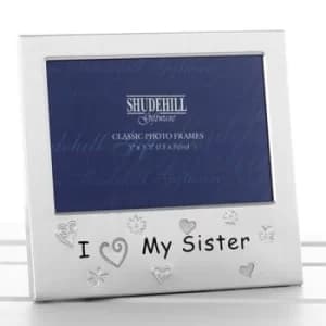 I Love My Sister 5x3 Frame