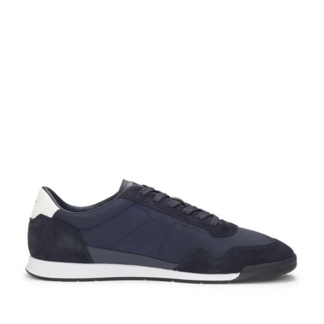 Boss BOSS Titanium Suede Trainer - Dark Blue Dark Blue Male 9 OQ62203