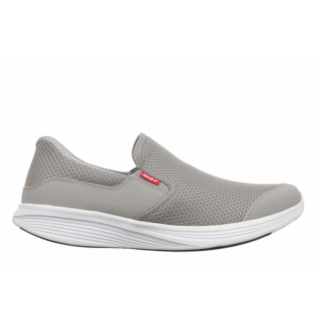 MBT SF Modena III Textile Synthetic Mens Fashion Trainers - Light Grey - Size:UK 9.5