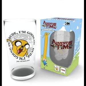 Adventure Time Finn and Jake Large Glass