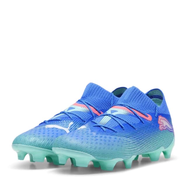 Puma Future 7 Ultimate Womens Firm Ground Football Boots - Blue Blue 3