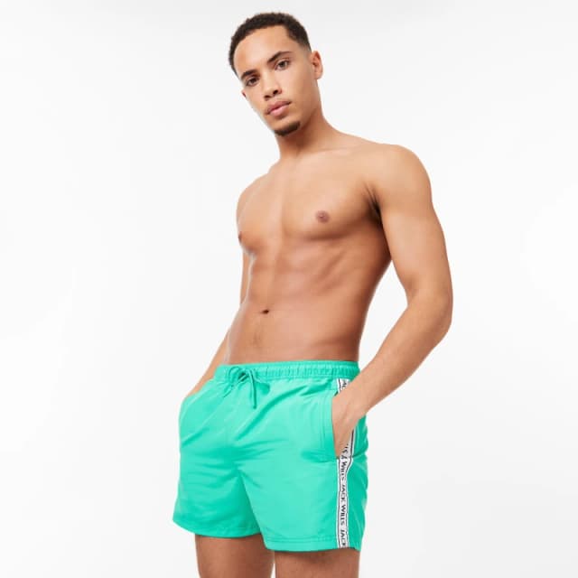 Jack Wills Mid-Length Swim Shorts Swim Shorts XS Green 35098770310