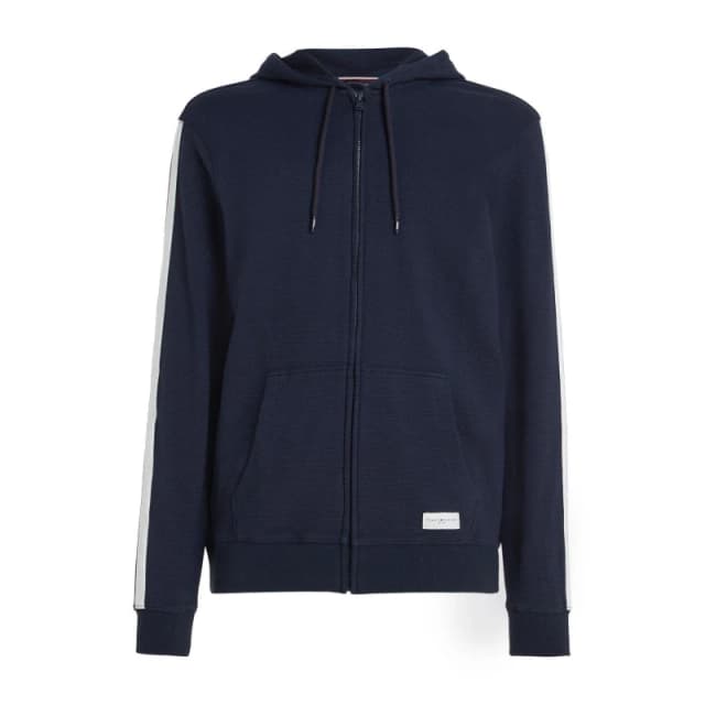 Tommy Hilfiger Long-sleeved Full Zip Hoodie - Blue Blue S