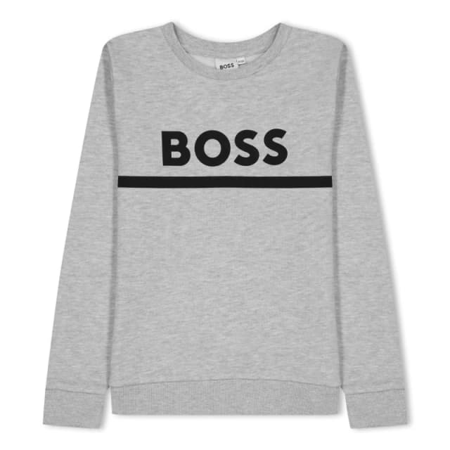 Boss Logo Sweatshirt Infants - Grey Grey One Size