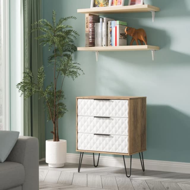 Ready Assembled 2 U Islay 3 Drawer Chest (Ready Assembled) in White White Unisex