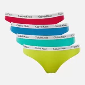 Calvin Klein Five-Pack Stretch-Cotton Bikini Briefs - M