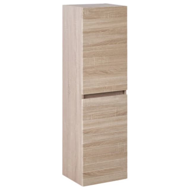 Beliani Bathroom Wall Mounted Cabinet Urucu 35cm Light Brown