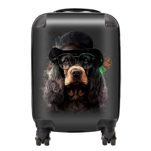 Warren Reed - Designer English Cocker Spaniel Splashart Suitcase Size: Large Multicolor Unisex Large