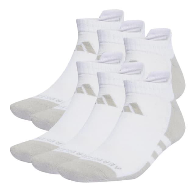 adidas AEROREADY Low-Cut 6 Pair Socks Juniors - White White 1 - 6