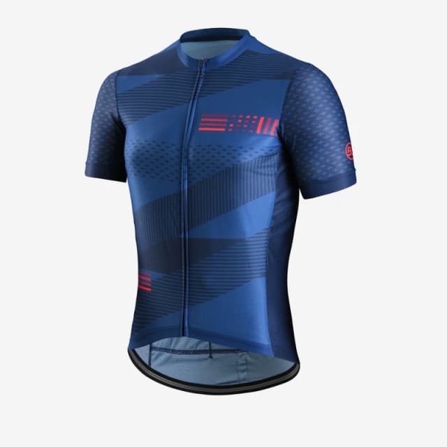 Bicycle Line Mens RODEO Short Sleeve Cycling Jersey Blue male Small