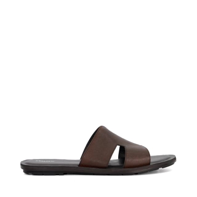 Dune London Dune London Men 'Itos' Leather Sandals in Brown Size: 7 Brown 7 Male 5050808668617