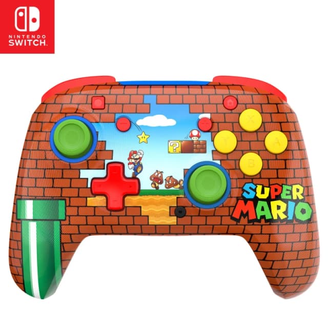 Turtle Beach Rematch Wireless NS Wireless For Nintendo Switch - Mario Bricks Reveal